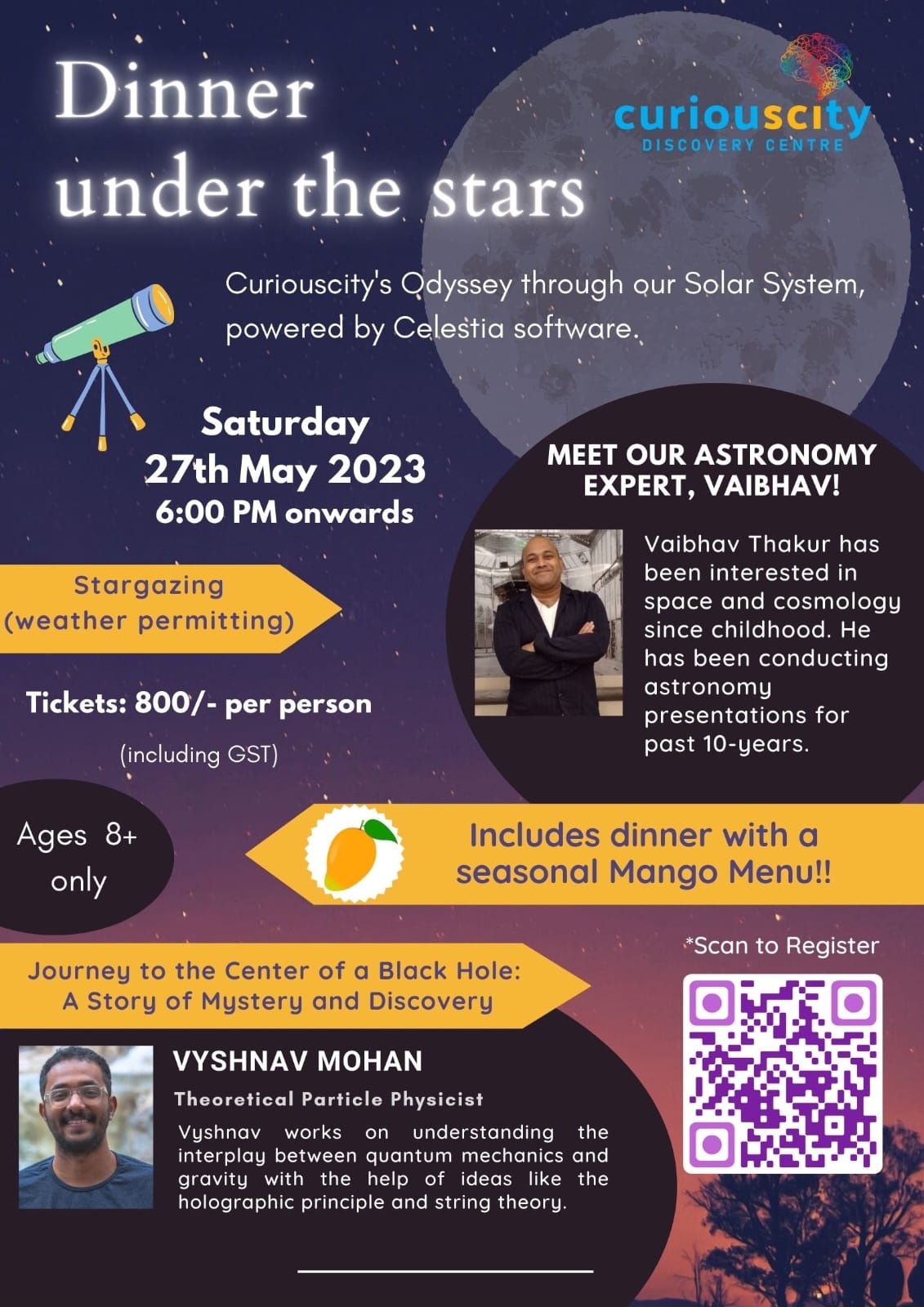 DINNER UNDER THE STARS - May 2023