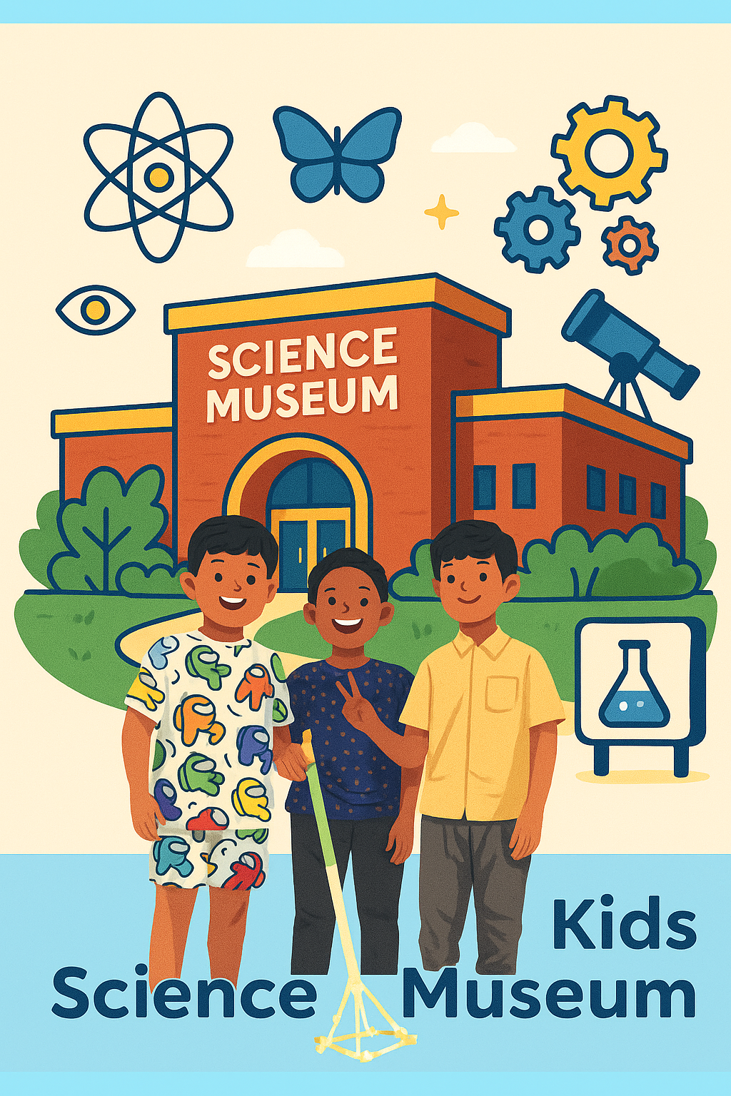 Kids enjoying science activities at Curiouscity, Bangalore