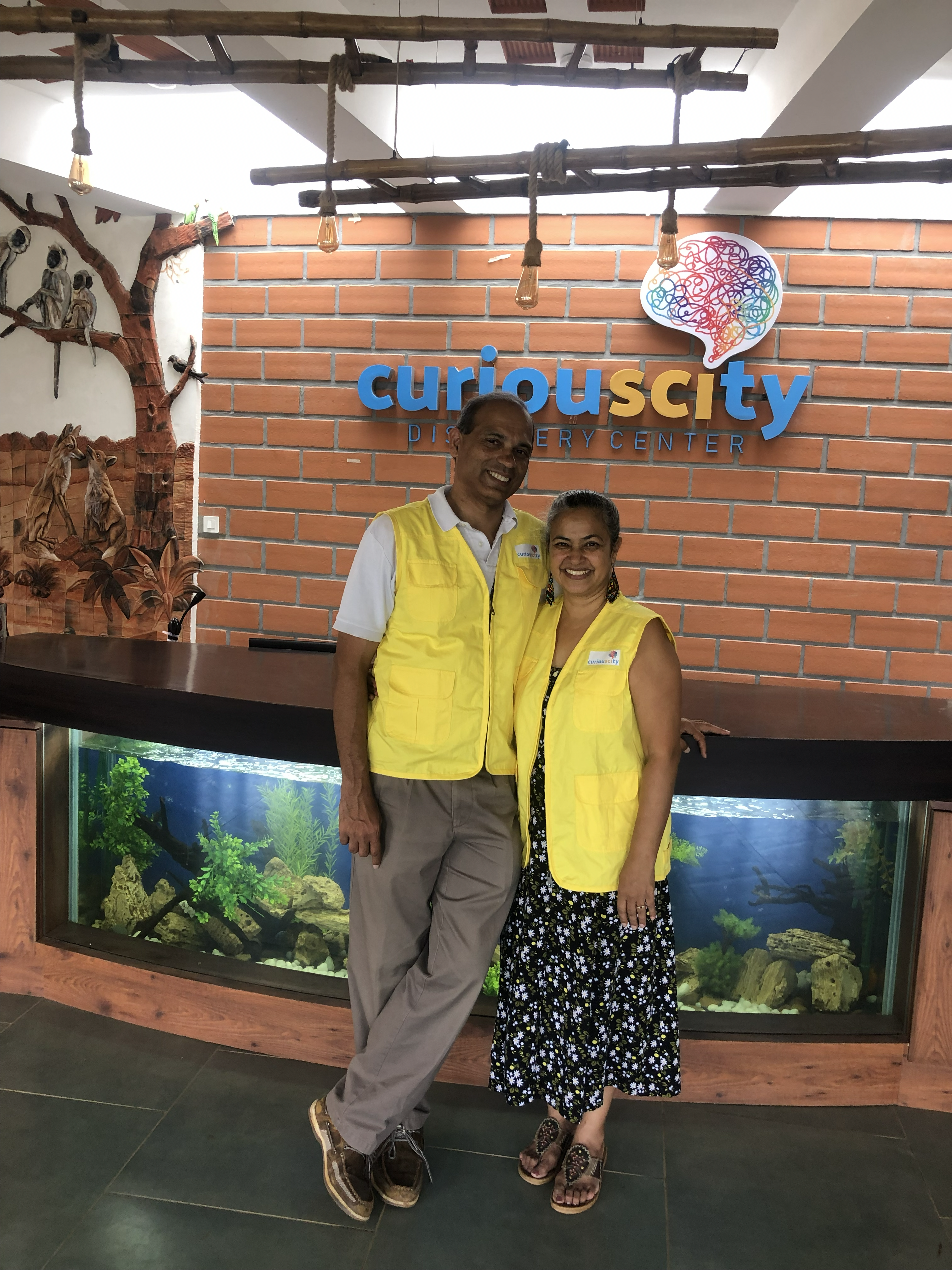 Dr. Shonali Chinniah and Mr. Anil Chinniah, Owners and Directors of Curiouscity